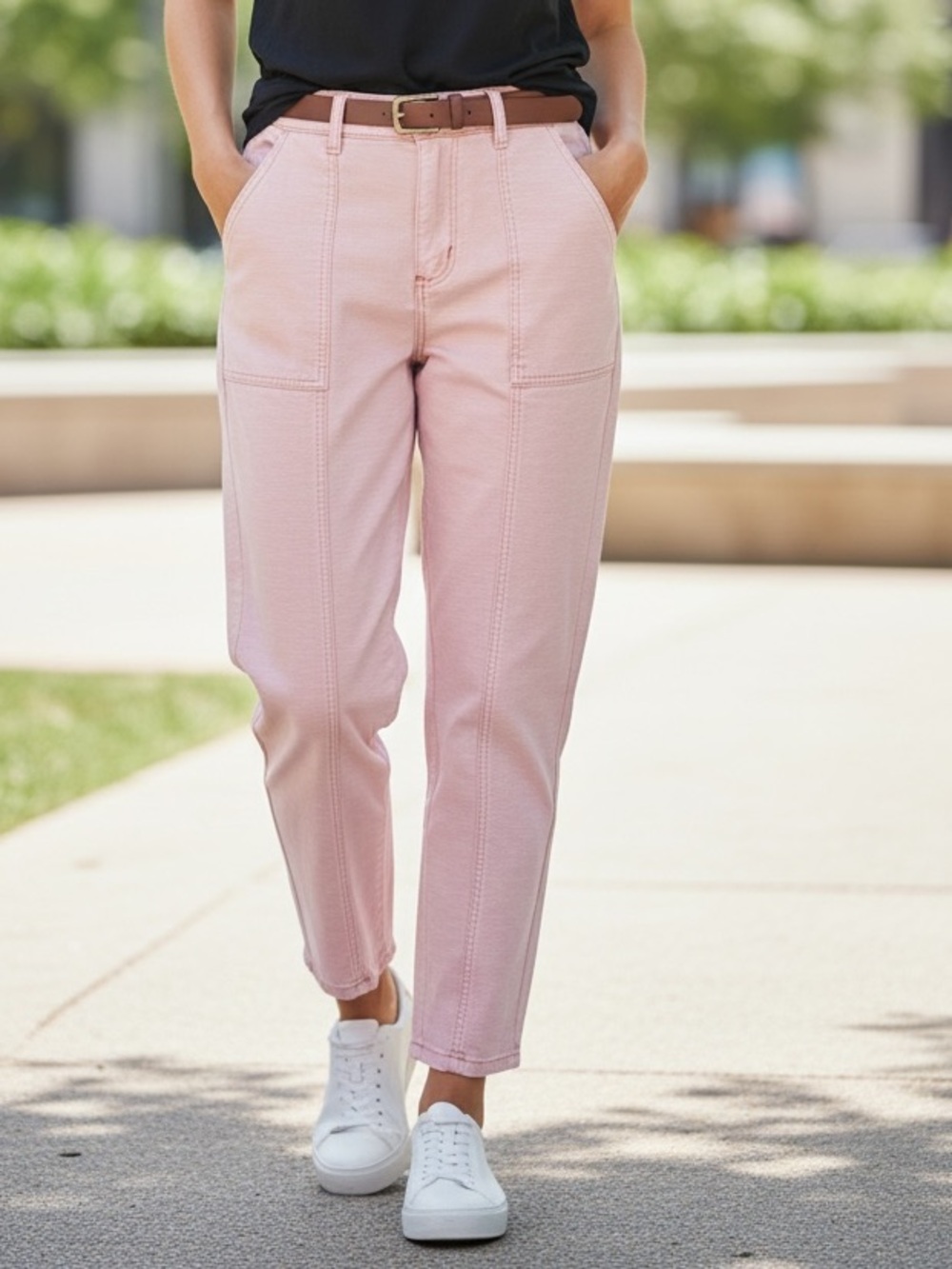 Anthropologie Wanderer Cotton Candy Pink Pants